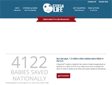 Tablet Screenshot of cities4life.org